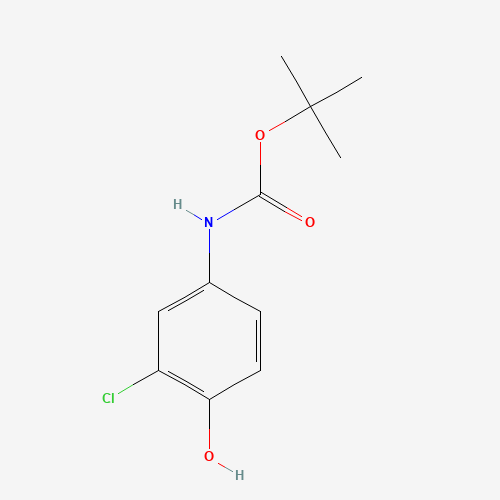tert-butyl N-(3-chloro-4-hydroxyphenyl)carbamate (CAS: 911297-03-5) - Related Chemical Product