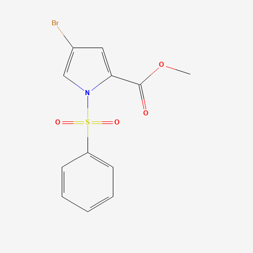 methyl 1-(benzenesulfonyl)-4-bromopyrrole-2-carboxylate (CAS: 882747-46-8) - Related Chemical Product