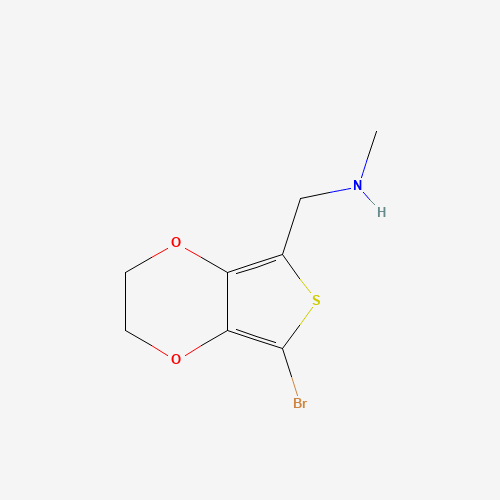 1-(5-bromo-2,3-dihydrothieno[3,4-b][1,4]dioxin-7-yl)-N-methylmethanamine (CAS: 886851-54-3) - Related Chemical Product