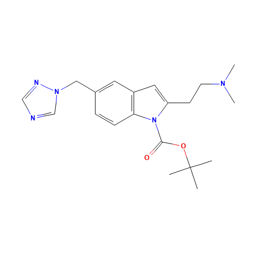 tert-butyl 2-[2-(dimethylamino)ethyl]-5-(1,2,4-triazol-1-ylmethyl)indole-1-carboxylate (CAS: 1364692-31-8) - Related Chemical Product