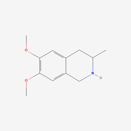 6,7-dimethoxy-3-methyl-1,2,3,4-tetrahydroisoquinoline (CAS: 249624-84-8) - Chemical Structure and Molecular Formula 