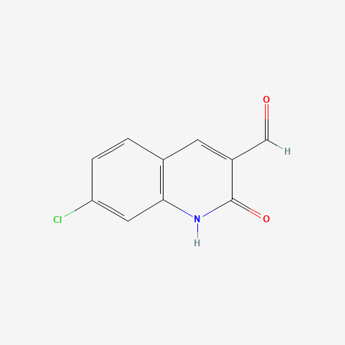 7-chloro-2-oxo-1H-quinoline-3-carbaldehyde (CAS: 73568-43-1) - Chemical Structure and Molecular Formula 