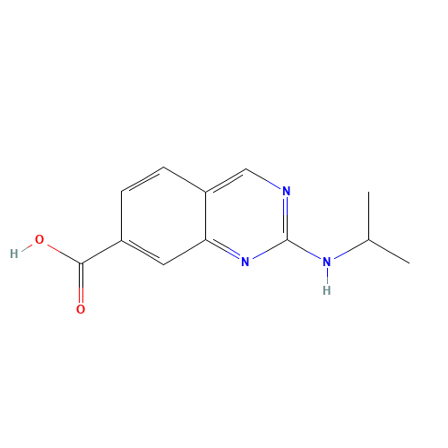 2-(propan-2-ylamino)quinazoline-7-carboxylic acid (CAS: 1404364-99-3) - Related Chemical Product