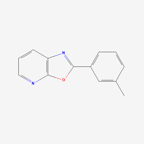 2-(3-methylphenyl)-[1,3]oxazolo[5,4-b]pyridine (CAS: 52334-03-9) - Chemical Structure and Molecular Formula 