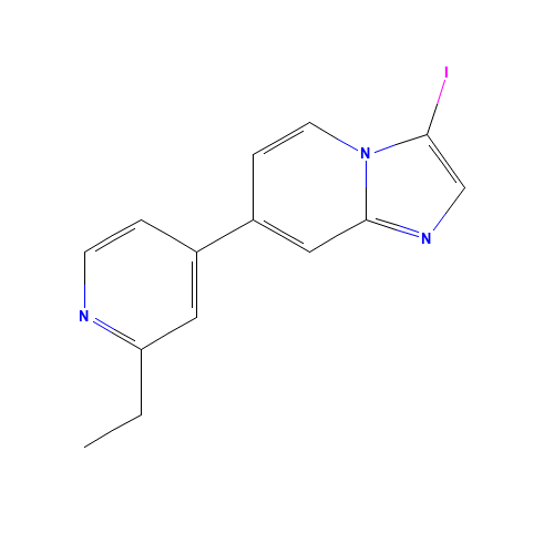 7-(2-ethylpyridin-4-yl)-3-iodoimidazo[1,2-a]pyridine (CAS: 908267-84-5) - Related Chemical Product