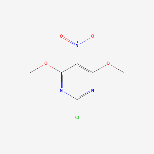 2-chloro-4,6-dimethoxy-5-nitropyrimidine (CAS: 478010-54-7) - Chemical Structure and Molecular Formula 