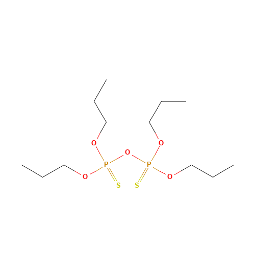 dipropoxyphosphinothioyloxy-dipropoxy-sulfanylidene-$l^{5}-phosphane (CAS: 3244-90-4) - Related Chemical Product