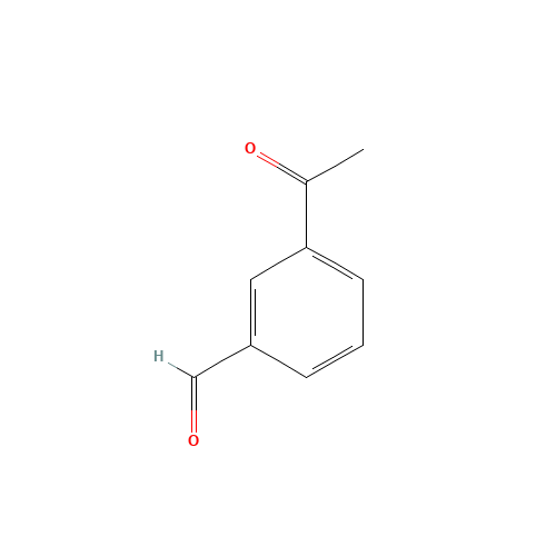 3-acetylbenzaldehyde (CAS: 41908-11-6) - Chemical Structure and Molecular Formula 