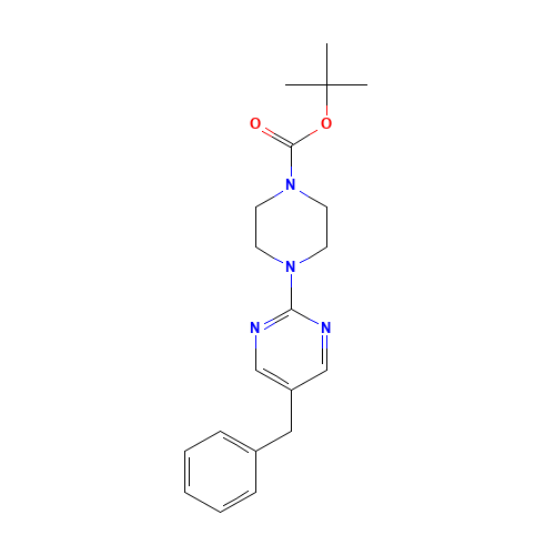 tert-butyl 4-(5-benzylpyrimidin-2-yl)piperazine-1-carboxylate (CAS: 1283119-60-7) - Related Chemical Product