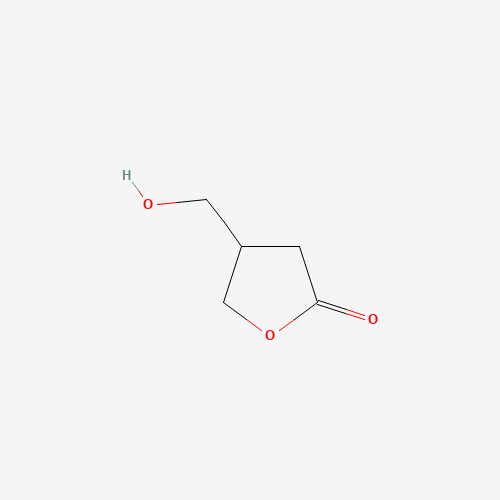 4-(hydroxymethyl)oxolan-2-one (CAS: 36679-81-9) - Chemical Structure and Molecular Formula 