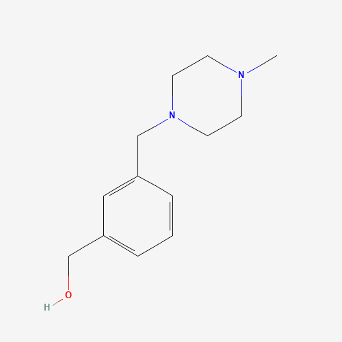 [3-[(4-methylpiperazin-1-yl)methyl]phenyl]methanol (CAS: 622381-66-2) - Chemical Structure and Molecular Formula 