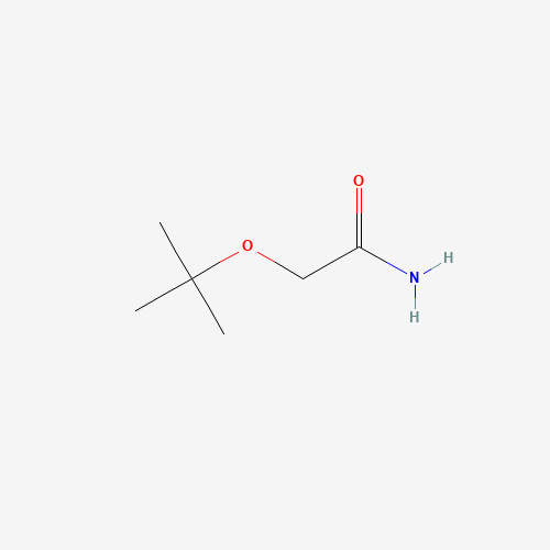 2-[(2-methylpropan-2-yl)oxy]acetamide (CAS: 1245649-94-8) - Chemical Structure and Molecular Formula 