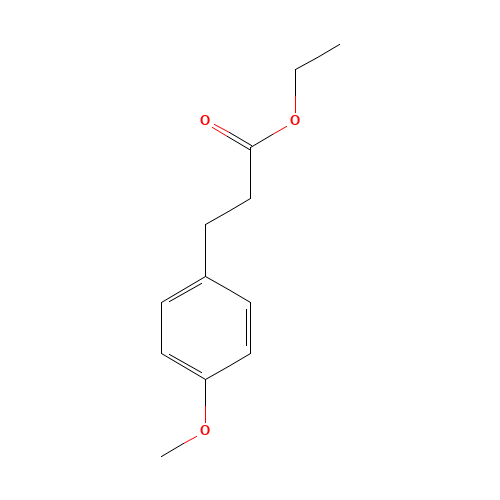 ethyl 3-(4-methoxyphenyl)propanoate (CAS: 22767-72-2) - Chemical Structure and Molecular Formula 