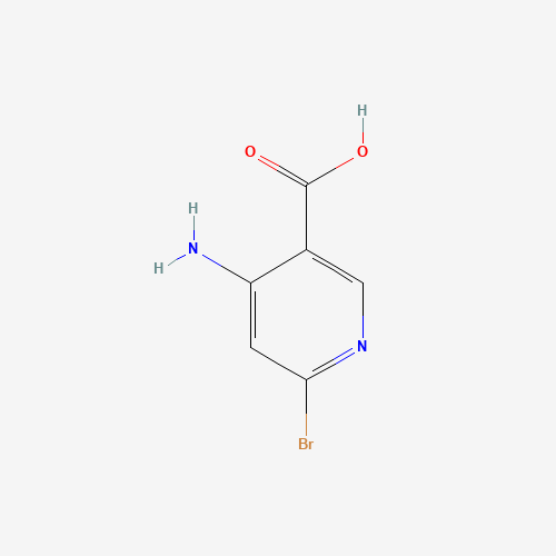 4-amino-6-bromopyridine-3-carboxylic acid (CAS: 1060811-30-4) - Chemical Structure and Molecular Formula 