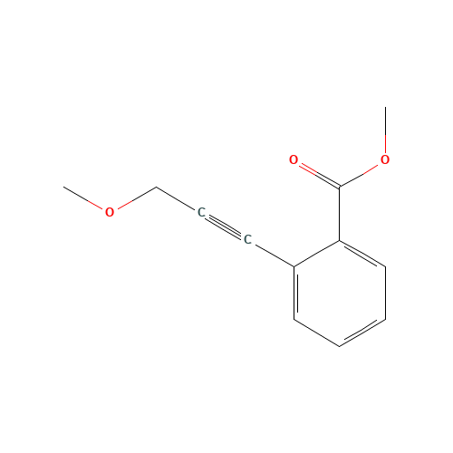 methyl 2-(3-methoxyprop-1-ynyl)benzoate (CAS: 133446-35-2) - Related Chemical Product