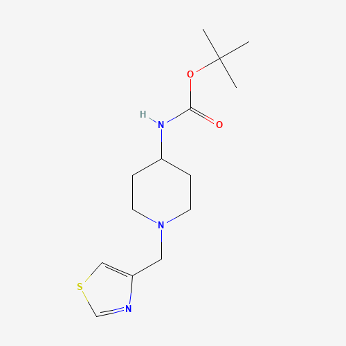 tert-butyl N-[1-(1,3-thiazol-4-ylmethyl)piperidin-4-yl]carbamate (CAS: 1228837-31-7) - Related Chemical Product