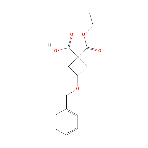 1-ethoxycarbonyl-3-phenylmethoxycyclobutane-1-carboxylic acid (CAS: 180205-43-0) - Related Chemical Product