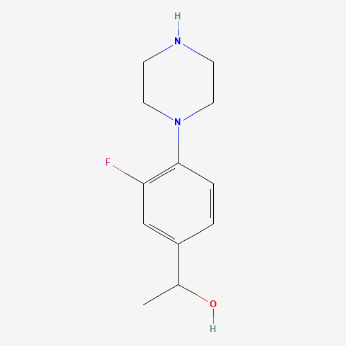 1-(3-fluoro-4-piperazin-1-ylphenyl)ethanol (CAS: 1340411-17-7) - Related Chemical Product
