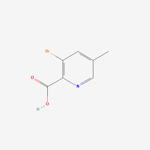 3-bromo-5-methylpyridine-2-carboxylic acid (CAS: 1211515-68-2) - Chemical Structure and Molecular Formula 