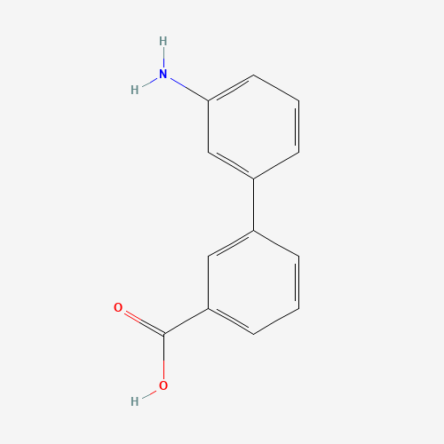 3-(3-aminophenyl)benzoic acid (CAS: 124221-71-2) - Chemical Structure and Molecular Formula 