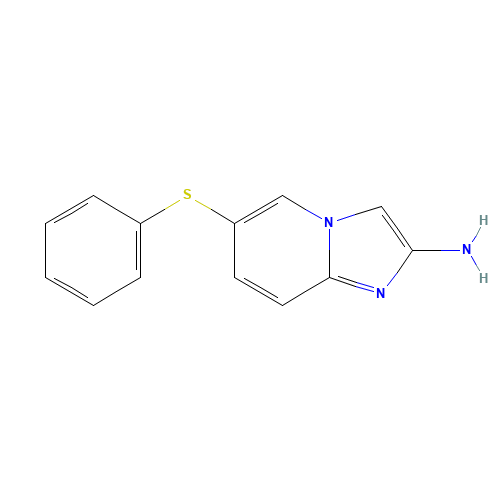 6-phenylsulfanylimidazo[1,2-a]pyridin-2-amine (CAS: 64064-29-5) - Related Chemical Product
