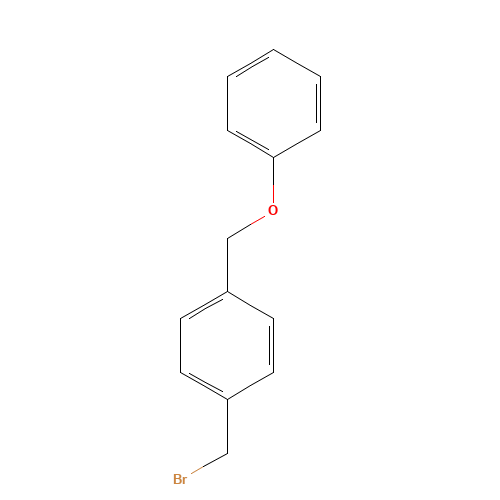 1-(bromomethyl)-4-(phenoxymethyl)benzene (CAS: 724452-82-8) - Chemical Structure and Molecular Formula 