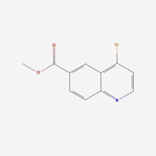 methyl 4-bromoquinoline-6-carboxylate (CAS: 219763-85-6) - Chemical Structure and Molecular Formula 