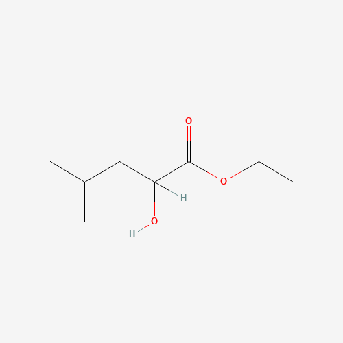 propan-2-yl 2-hydroxy-4-methylpentanoate (CAS: 156276-25-4) - Chemical Structure and Molecular Formula 