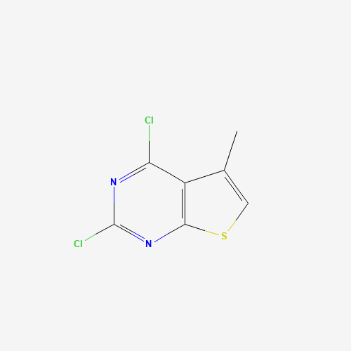 2,4-dichloro-5-methylthieno[2,3-d]pyrimidine (CAS: 56844-38-3) - Chemical Structure and Molecular Formula 