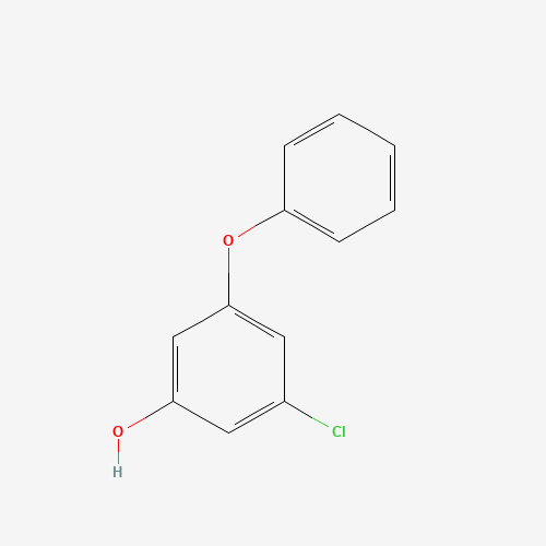 3-chloro-5-phenoxyphenol (CAS: 920036-17-5) - Chemical Structure and Molecular Formula 