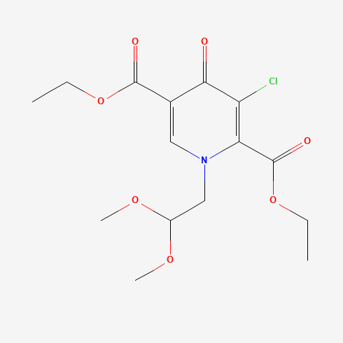 diethyl 3-chloro-1-(2,2-dimethoxyethyl)-4-oxopyridine-2,5-dicarboxylate (CAS: 1246616-70-5) - Related Chemical Product