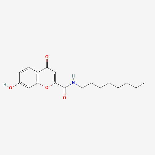 7-hydroxy-N-octyl-4-oxochromene-2-carboxamide (CAS: 862993-27-9) - Related Chemical Product