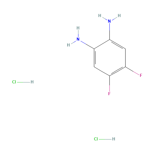 4,5-difluorobenzene-1,2-diamine;dihydrochloride (CAS: 123470-46-2) - Related Chemical Product