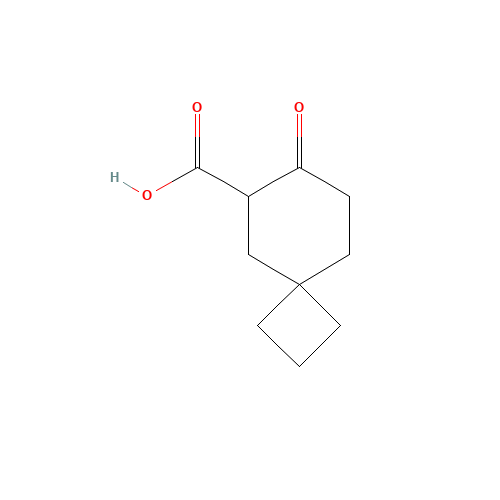 7-oxospiro[3.5]nonane-8-carboxylic acid (CAS: 1424995-19-6) - Chemical Structure and Molecular Formula 