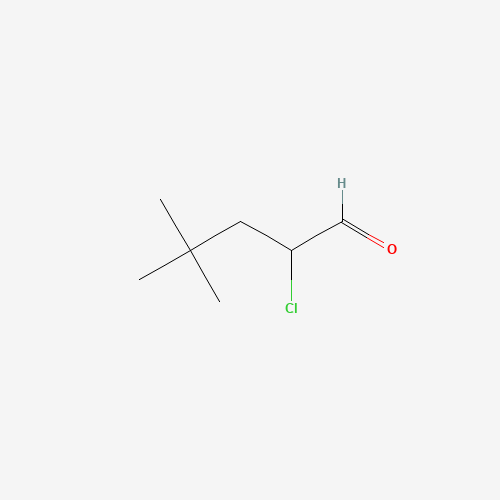 2-chloro-4,4-dimethylpentanal (CAS: 29846-94-4) - Chemical Structure and Molecular Formula 
