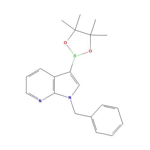 1-benzyl-3-(4,4,5,5-tetramethyl-1,3,2-dioxaborolan-2-yl)pyrrolo[2,3-b]pyridine (CAS: 1350626-27-5) - Related Chemical Product