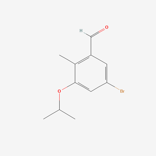 5-bromo-2-methyl-3-propan-2-yloxybenzaldehyde (CAS: 1616289-85-0) - Related Chemical Product