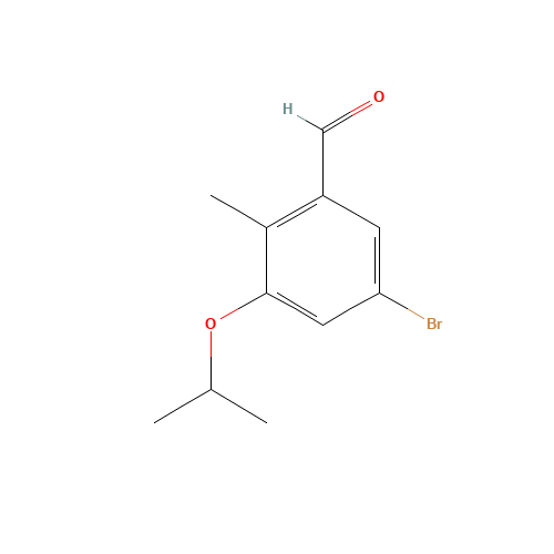 5-bromo-2-methyl-3-propan-2-yloxybenzaldehyde (CAS: 1616289-85-0) - Related Chemical Product
