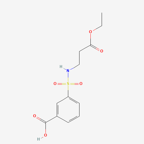 3-[(3-ethoxy-3-oxopropyl)sulfamoyl]benzoic acid (CAS: 163209-79-8) - Related Chemical Product