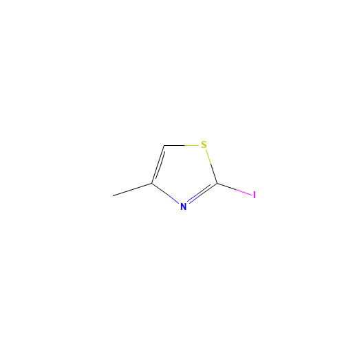 2-iodo-4-methyl-1,3-thiazole (CAS: 34203-25-3) - Chemical Structure and Molecular Formula 