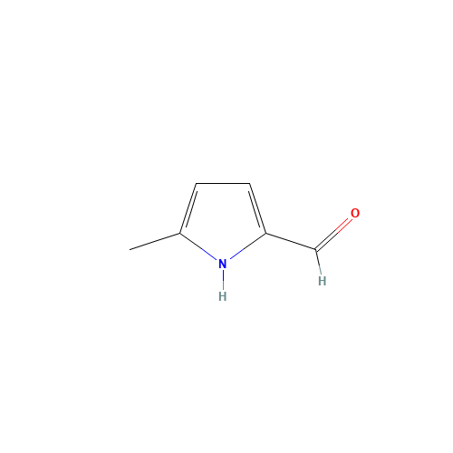 5-methyl-1H-pyrrole-2-carbaldehyde (CAS: 1192-79-6) - Chemical Structure and Molecular Formula 