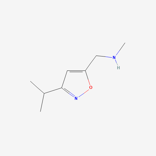 N-methyl-1-(3-propan-2-yl-1,2-oxazol-5-yl)methanamine (CAS: 942519-65-5) - Related Chemical Product