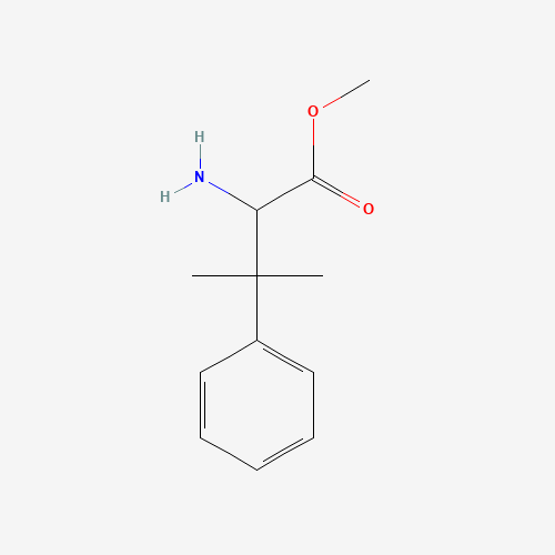 methyl 2-amino-3-methyl-3-phenylbutanoate (CAS: 1044851-48-0) - Chemical Structure and Molecular Formula 
