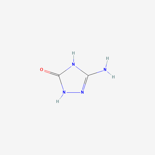 5-amino-1,2-dihydro-1,2,4-triazol-3-one (CAS: 1003-35-6) - Chemical Structure and Molecular Formula 