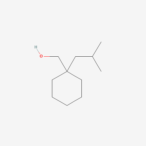 [1-(2-methylpropyl)cyclohexyl]methanol (CAS: 1430752-03-6) - Chemical Structure and Molecular Formula 