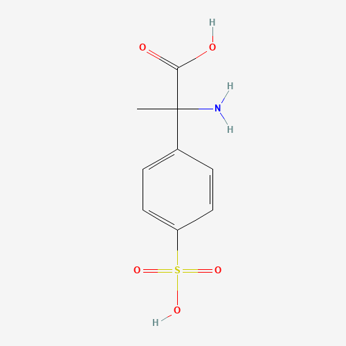 2-amino-2-(4-sulfophenyl)propanoic acid (CAS: 169209-64-7) - Chemical Structure and Molecular Formula 