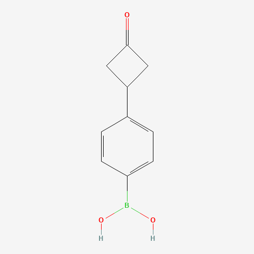 [4-(3-oxocyclobutyl)phenyl]boronic acid (CAS: 254893-03-3) - Chemical Structure and Molecular Formula 