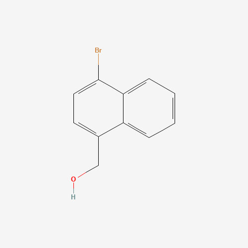(4-bromonaphthalen-1-yl)methanol (CAS: 56052-26-7) - Chemical Structure and Molecular Formula 