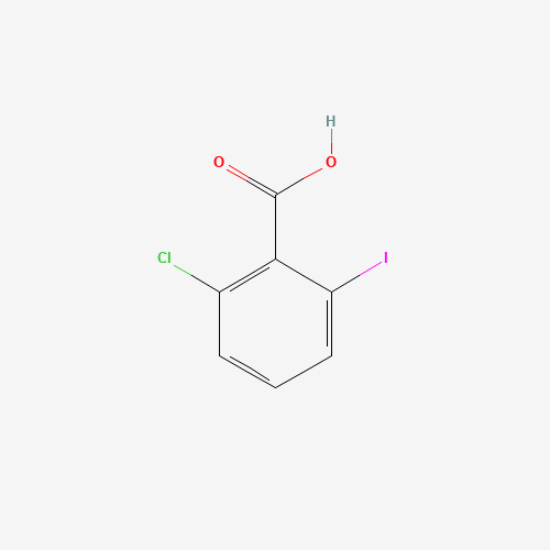 2-chloro-6-iodobenzoic acid (CAS: 13420-63-8) - Chemical Structure and Molecular Formula 