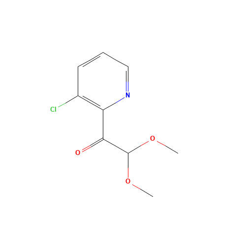 1-(3-chloropyridin-2-yl)-2,2-dimethoxyethanone (CAS: 749257-87-2) - Related Chemical Product